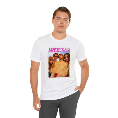 Måneskin Group Photo Unisex Jersey Short Sleeve Tee Shirt