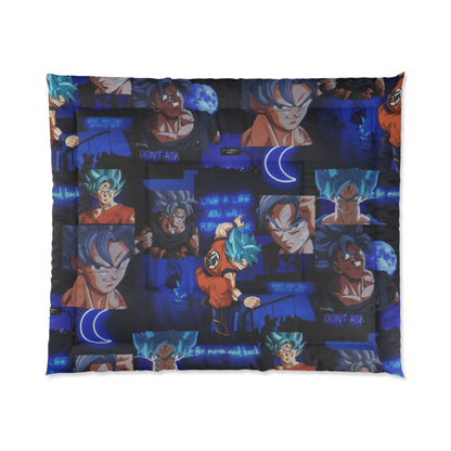 Dragon Ball Z Saiyan Moonlight Collage Comforter