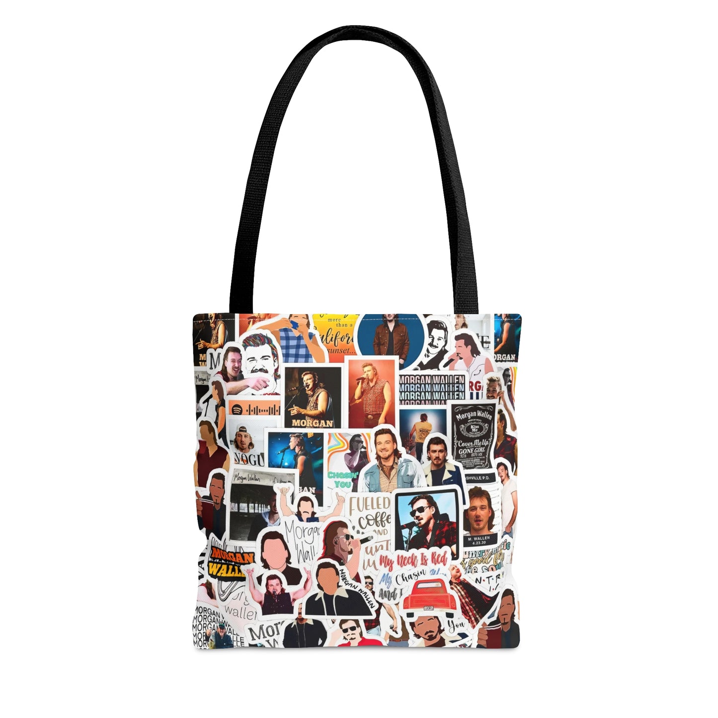 Morgan Wallen Sticker Collage Tote Bag