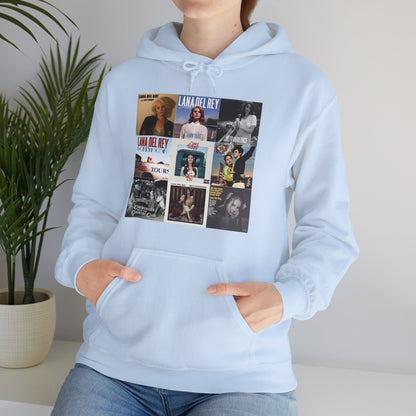 Lana Del Rey Album Cover Collage Unisex Heavy Blend Hooded Sweatshirt