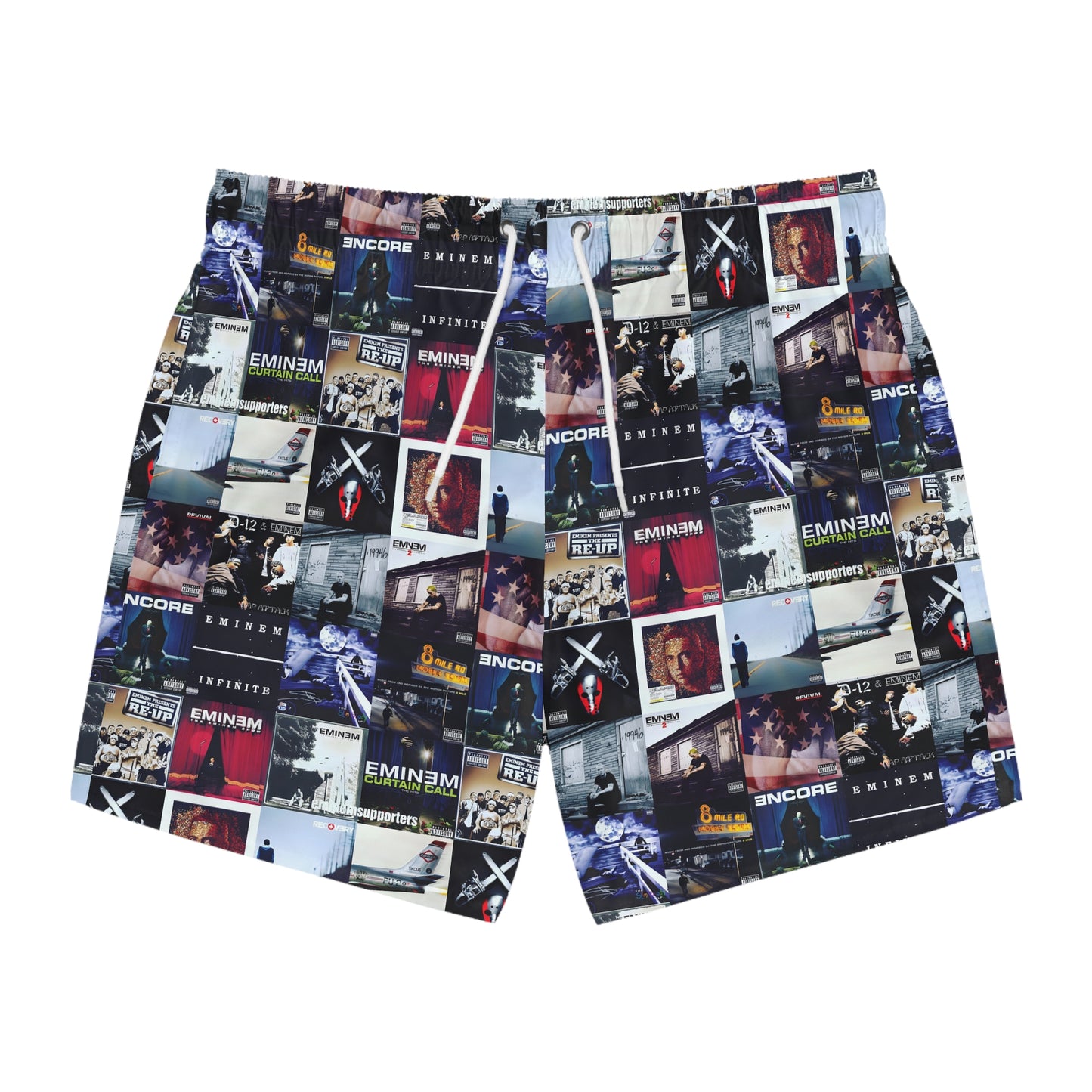 Eminem Album Art Cover Collage Men's Swim Trunks