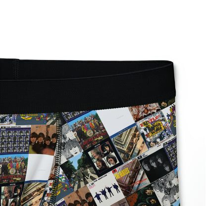 The Beatles Album Cover Collage Men's Boxers