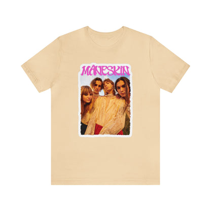 Måneskin Group Photo Unisex Jersey Short Sleeve Tee Shirt