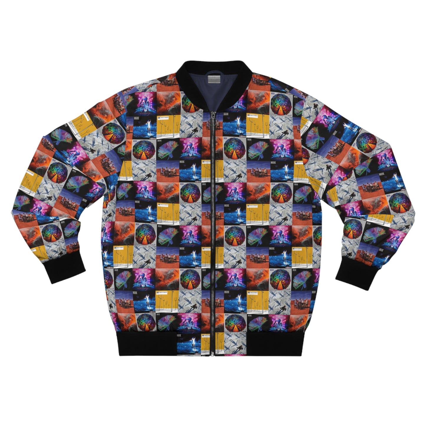 Muse Album Cover Collage Men's Bomber Jacket