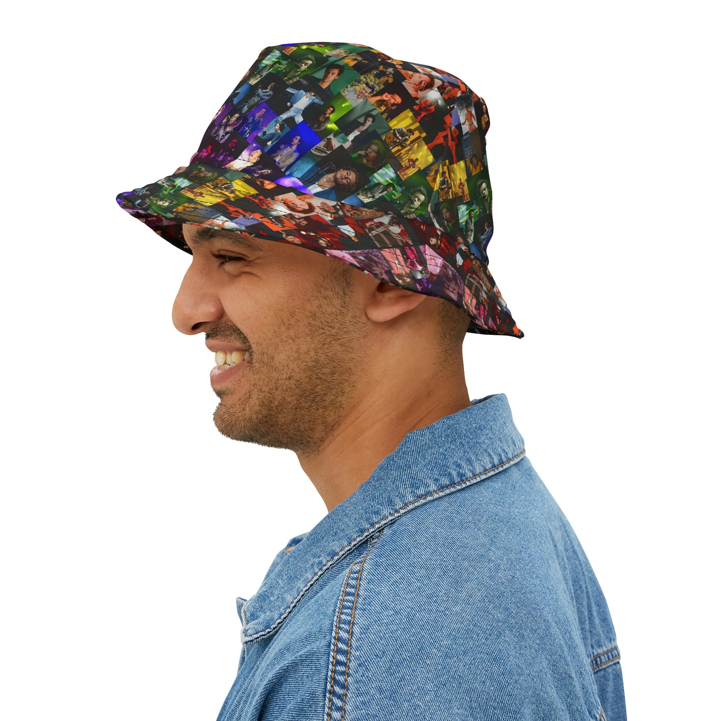 Harry Styles Rainbow Collage Bucket Hat