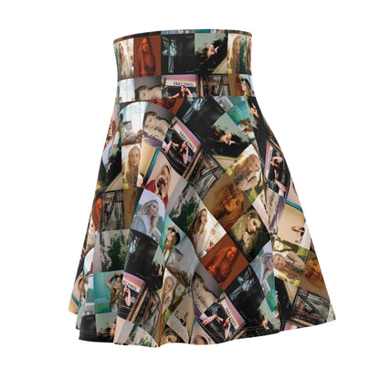 Sabrina Carpenter Album Cover Collage Women's Skater Skirt