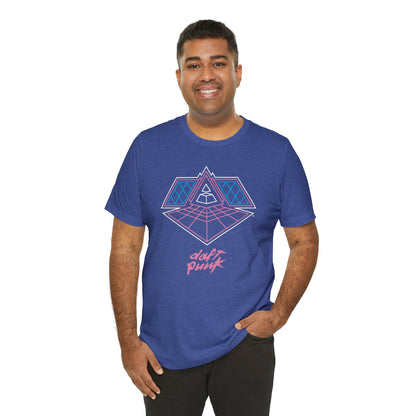 Daft Punk Alive 2007 Logo Unisex Jersey Short Sleeve Tee Shirt