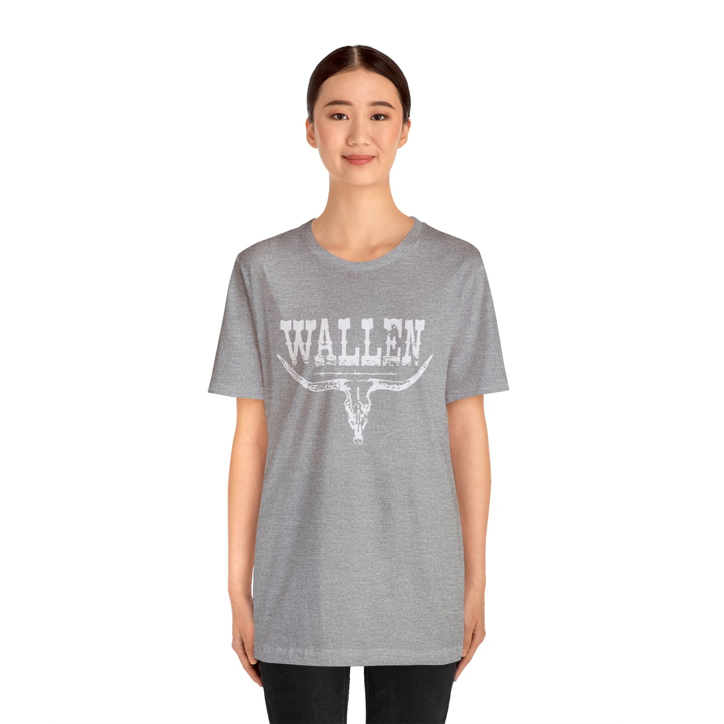 Morgan Wallen White Logo Unisex Jersey Short Sleeve Tee Shirt