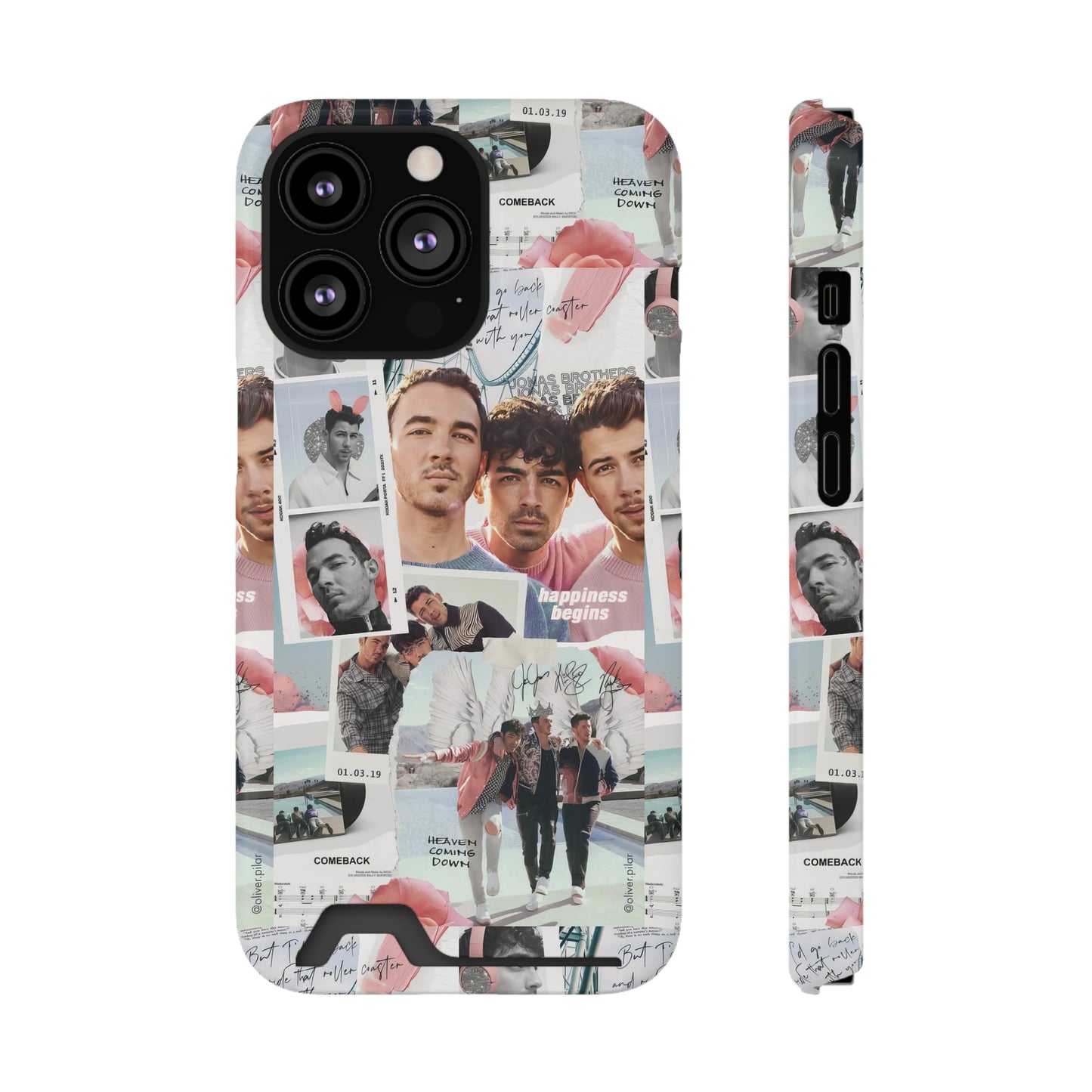 Jonas Brother Happiness Begins Collage Phone Case With Card Holder