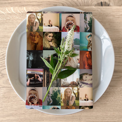 Sabrina Carpenter Album Cover Collage Napkins