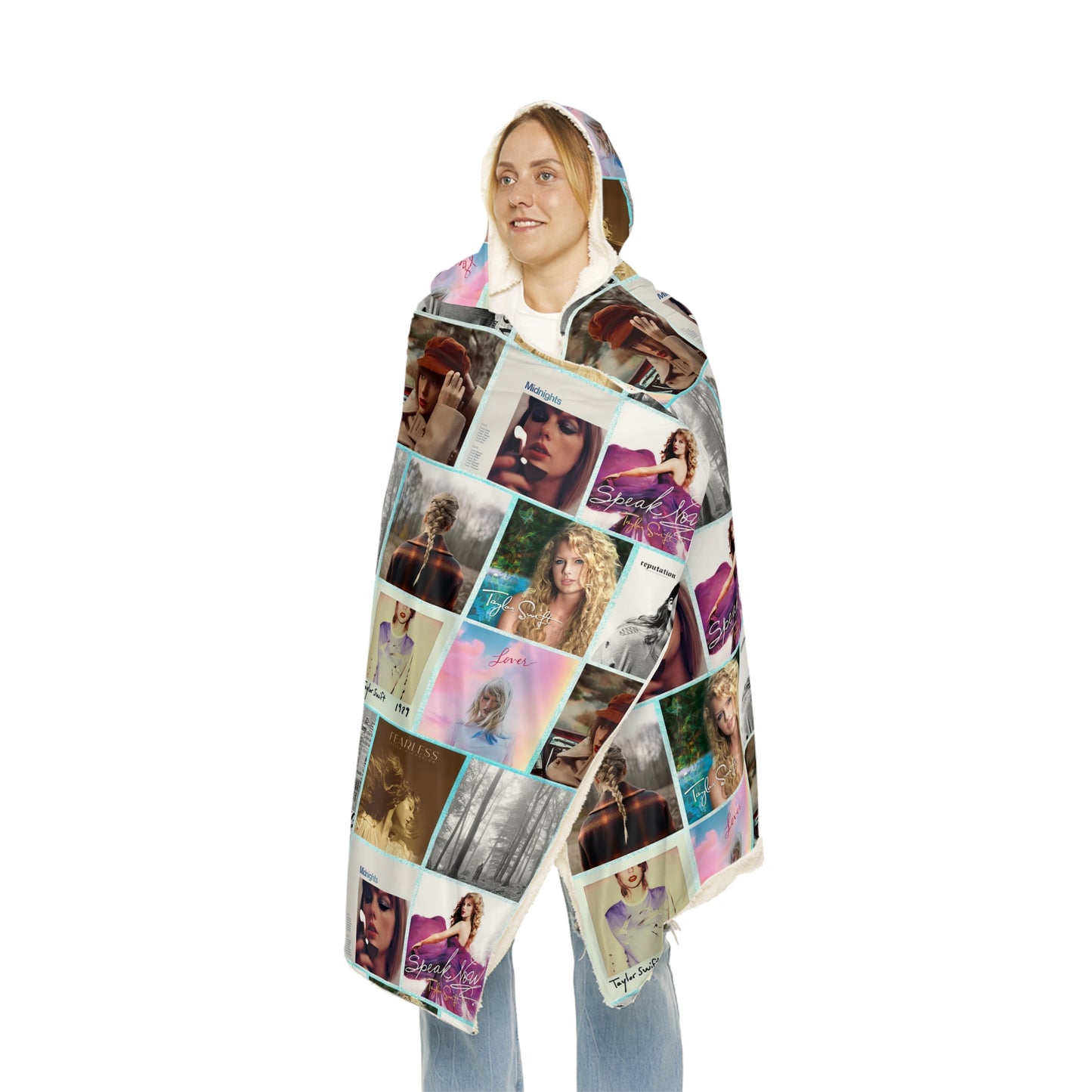 Taylor Swift Album Art Collage Snuggle Blanket