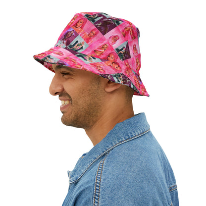 Doja Cat Hot Pink Mosaic Bucket Hat