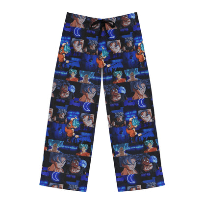 Dragon Ball Z Saiyan Moonlight Collage Men's Pajama Pants