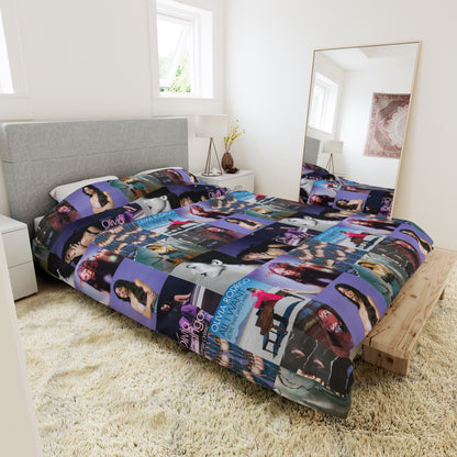 Olivia Rodrigo Album Cover Art Collage Duvet Cover