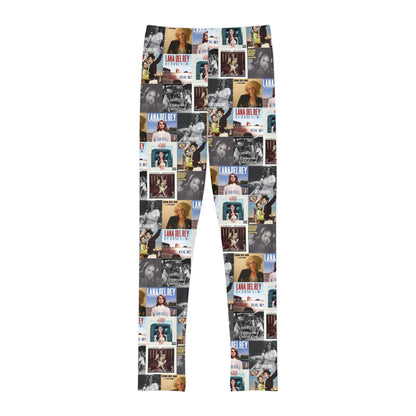 Lana Del Rey Album Cover Collage Youth Leggings