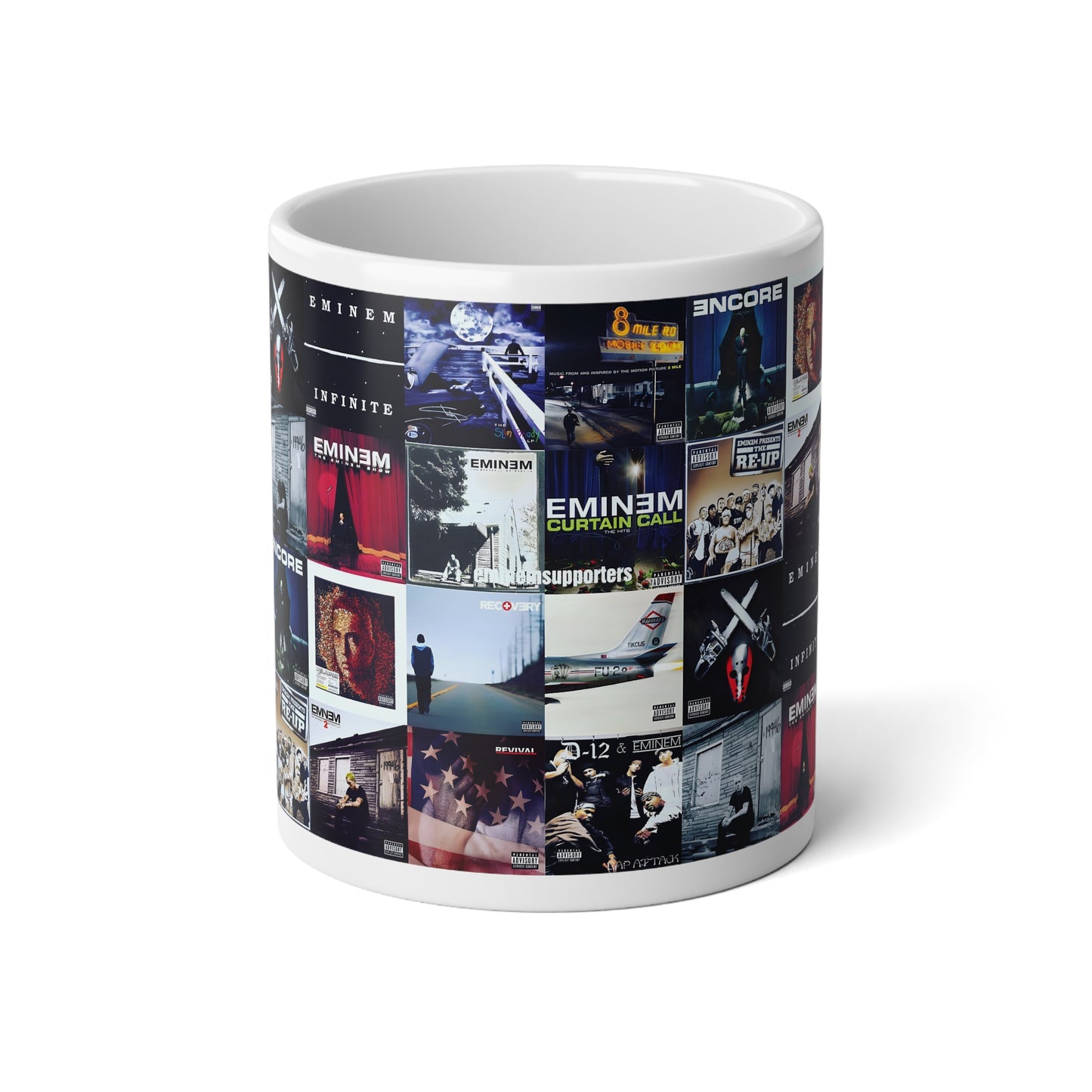 Eminem Album Art Cover Collage Jumbo Mug, 20oz