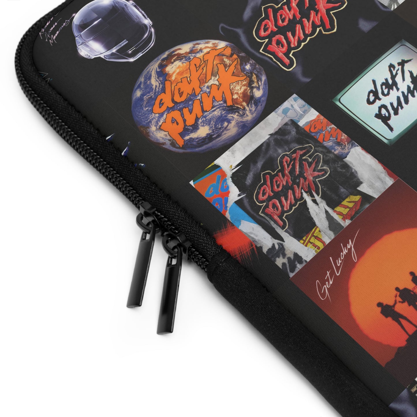 Daft Punk Album Cover Art Collage Laptop Sleeve