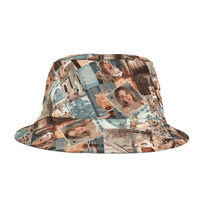 Sabrina Carpenter Peachy Princess Collage Bucket Hat