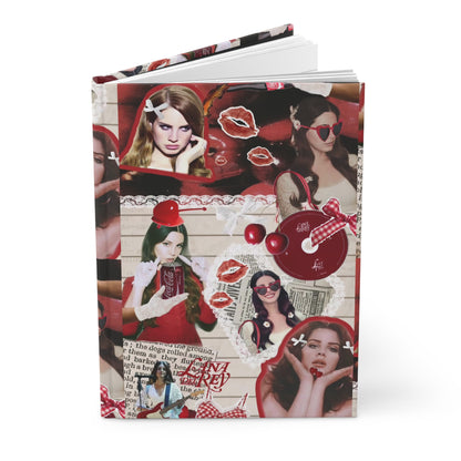 Lana Del Rey Cherry Coke Collage Hardcover Journal