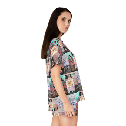 Melanie Martinez Album Art Collage Women's Short Pajama Set