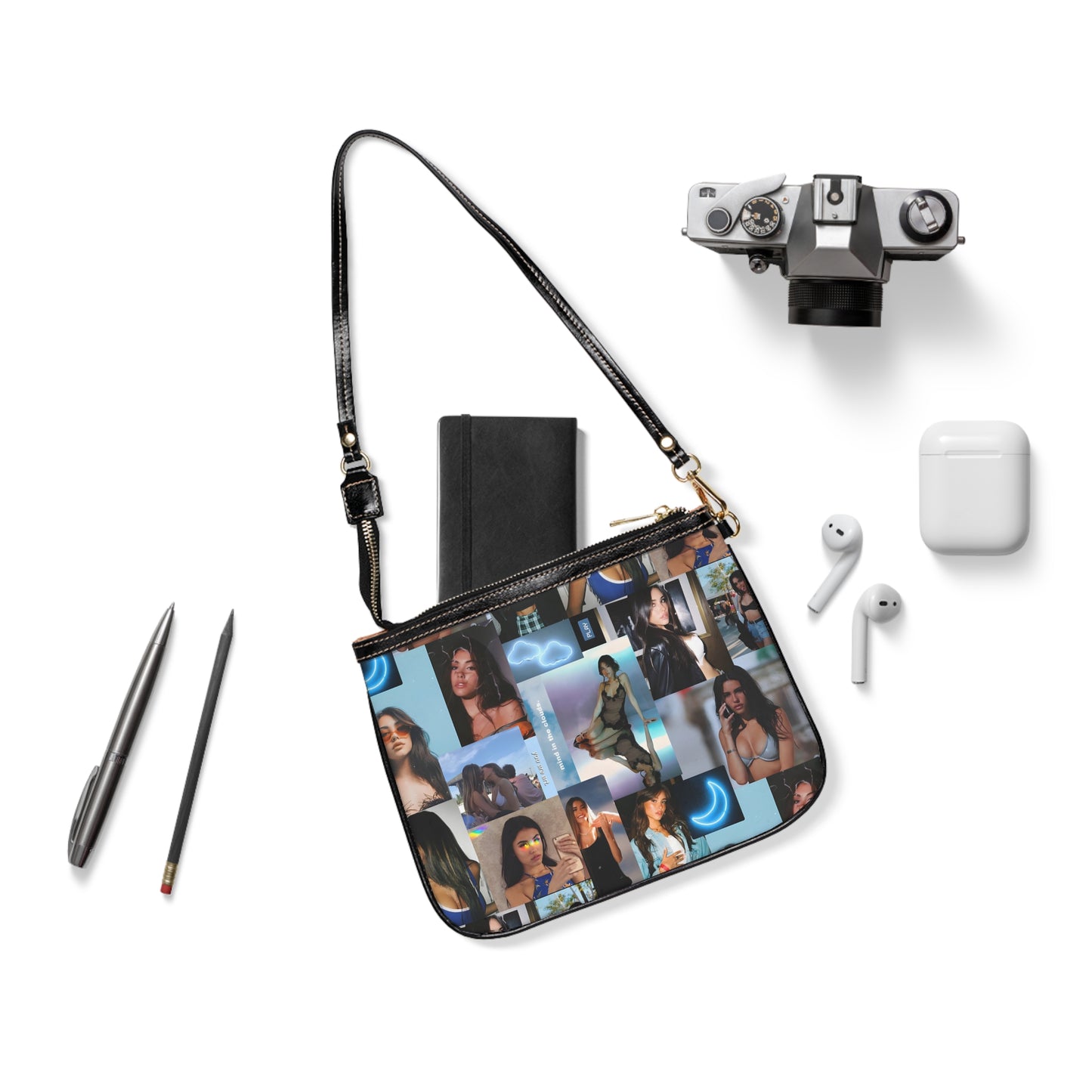 Madison Beer Mind In The Clouds Collage Small Shoulder Bag