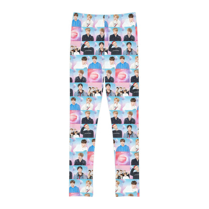 BTS World Mosaic Youth Full-Length Leggings