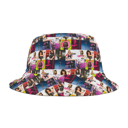 Miley Cyrus Album Cover Collage Bucket Hat