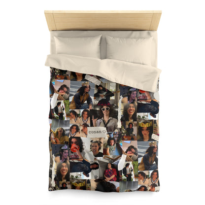 Conan Grey Being Cute Photo Collage Microfiber Duvet Cover