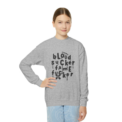 Olivia Rodrigo Blood Sucker Fame Fucker Youth Crewneck Sweatshirt