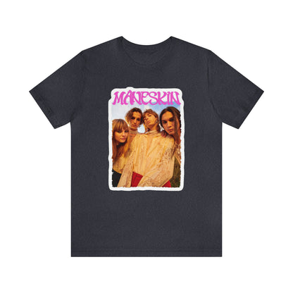 Måneskin Group Photo Unisex Jersey Short Sleeve Tee Shirt