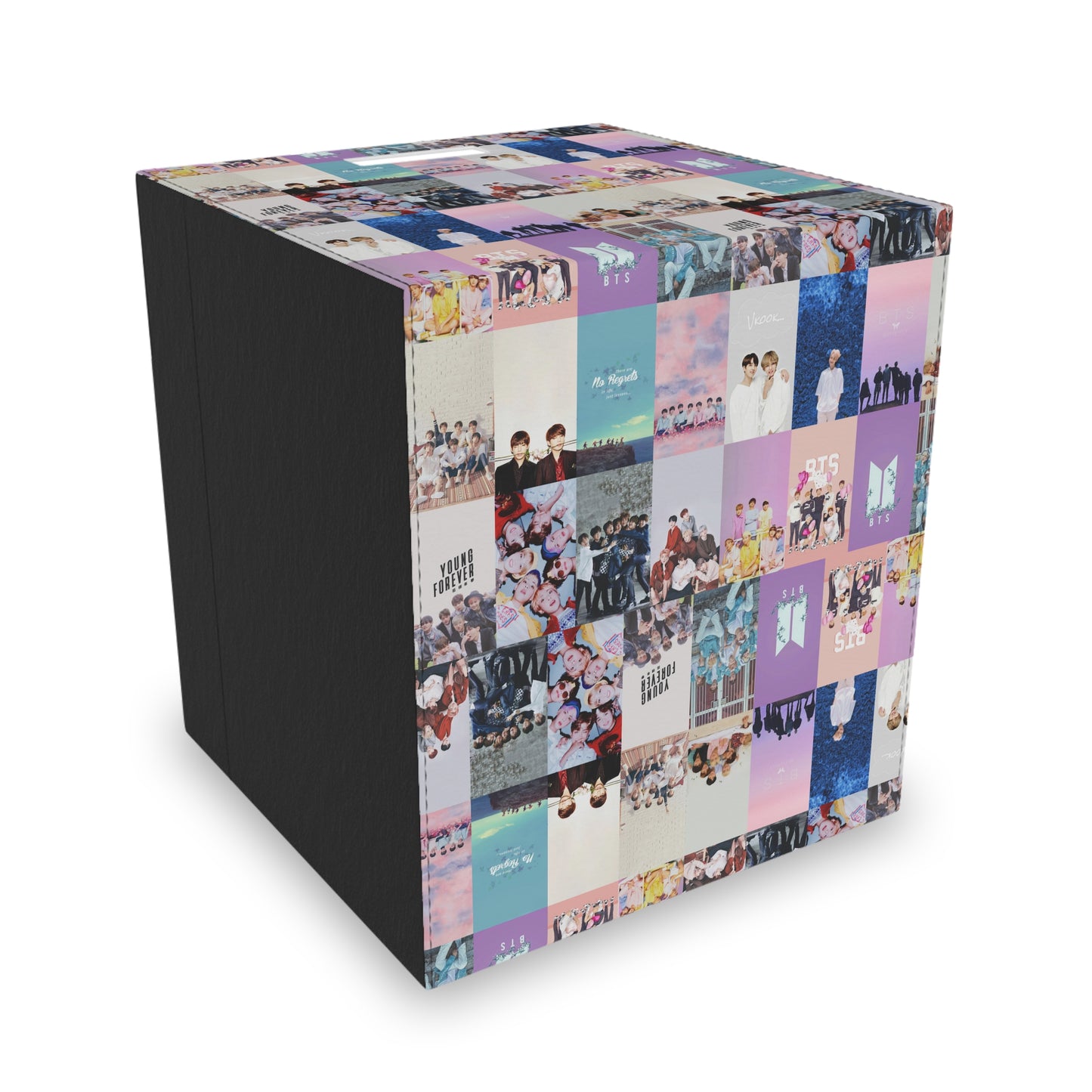 BTS Pastel Aesthetic Collage Felt Storage Box