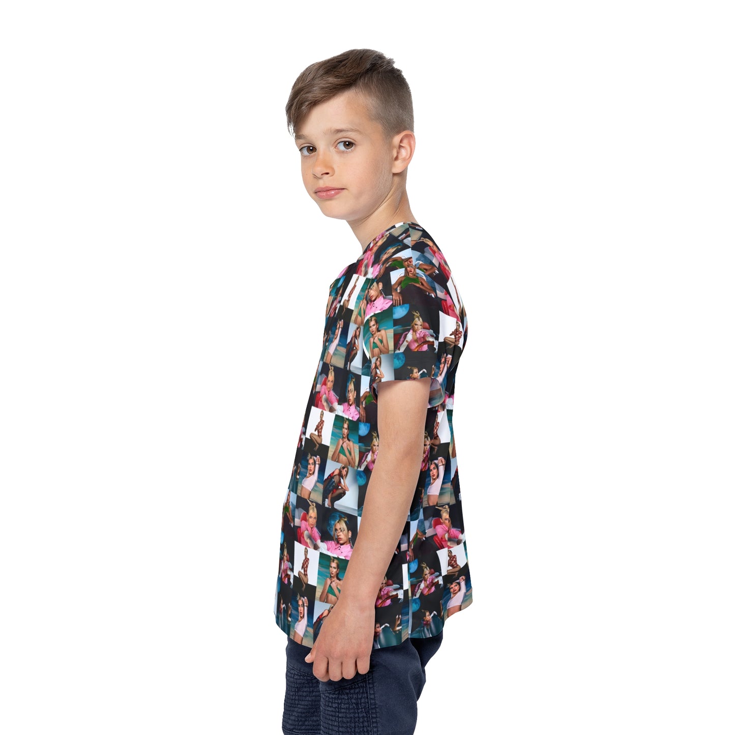 Dua Lipa Future Nostalgia Mosaic Kids Sports Jersey