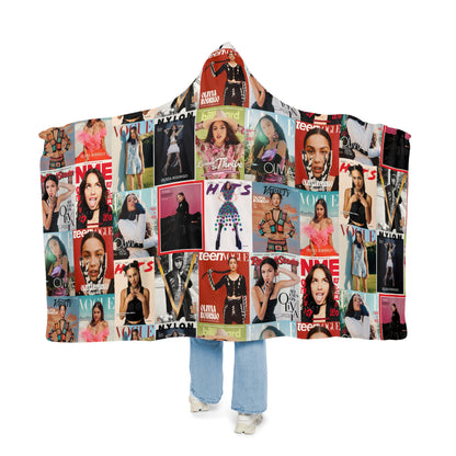 Olivia Rodrigo Magazine Cover Collage Snuggle Blanket