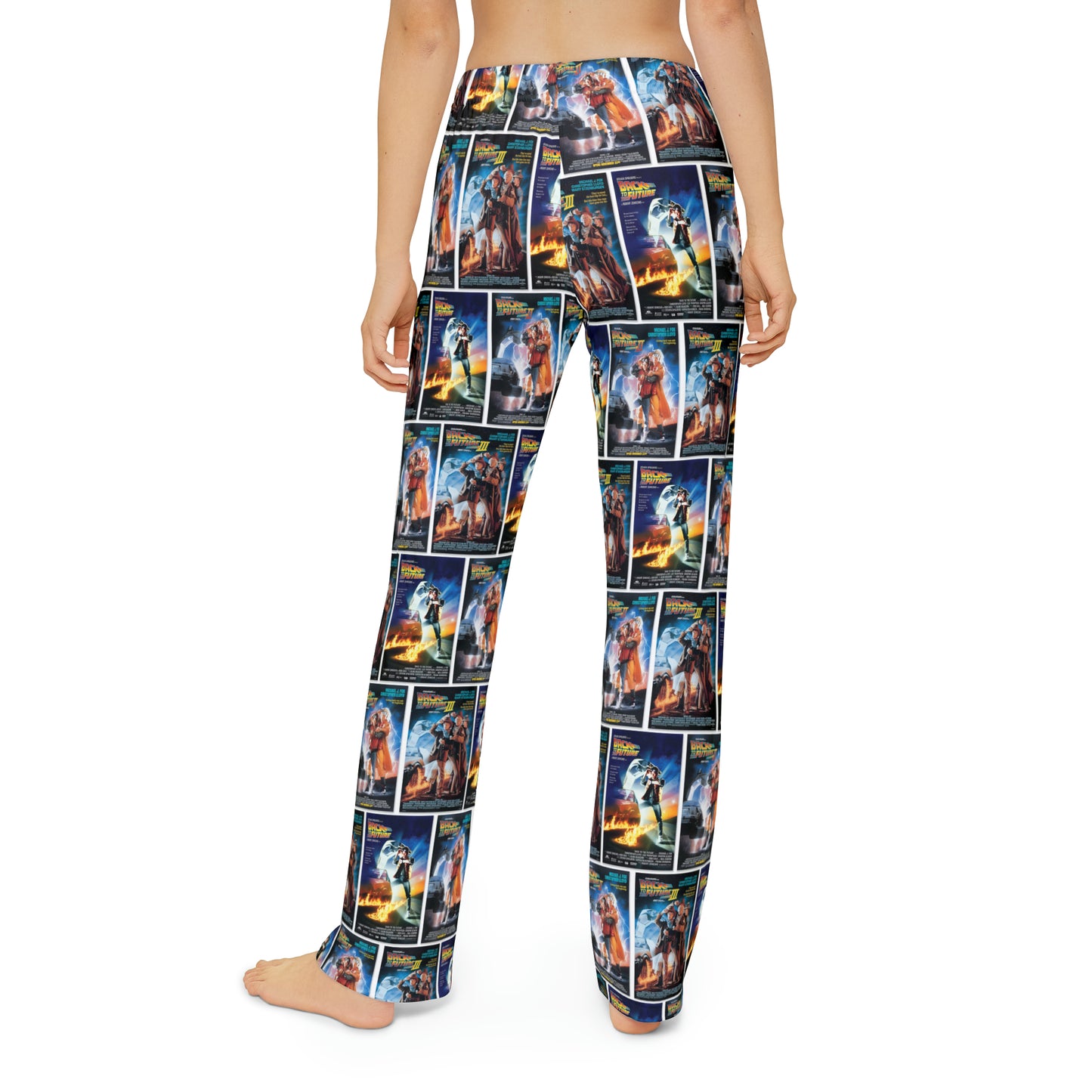 Back To The Future Movie Posters Collage Kids Pajama Pants