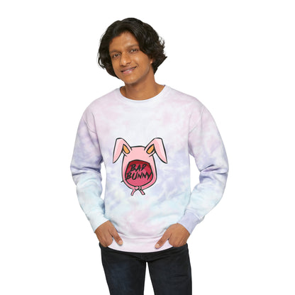 Bad Bunny Hoodie Logo Unisex Tie-Dye Sweatshirt