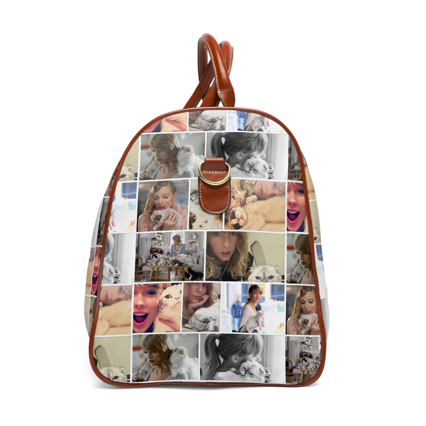 Taylor Swift's Cats Collage Pattern Waterproof Travel Bag