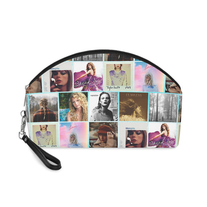 Taylor Swift Album Art Collage Pattern Makeup Bag