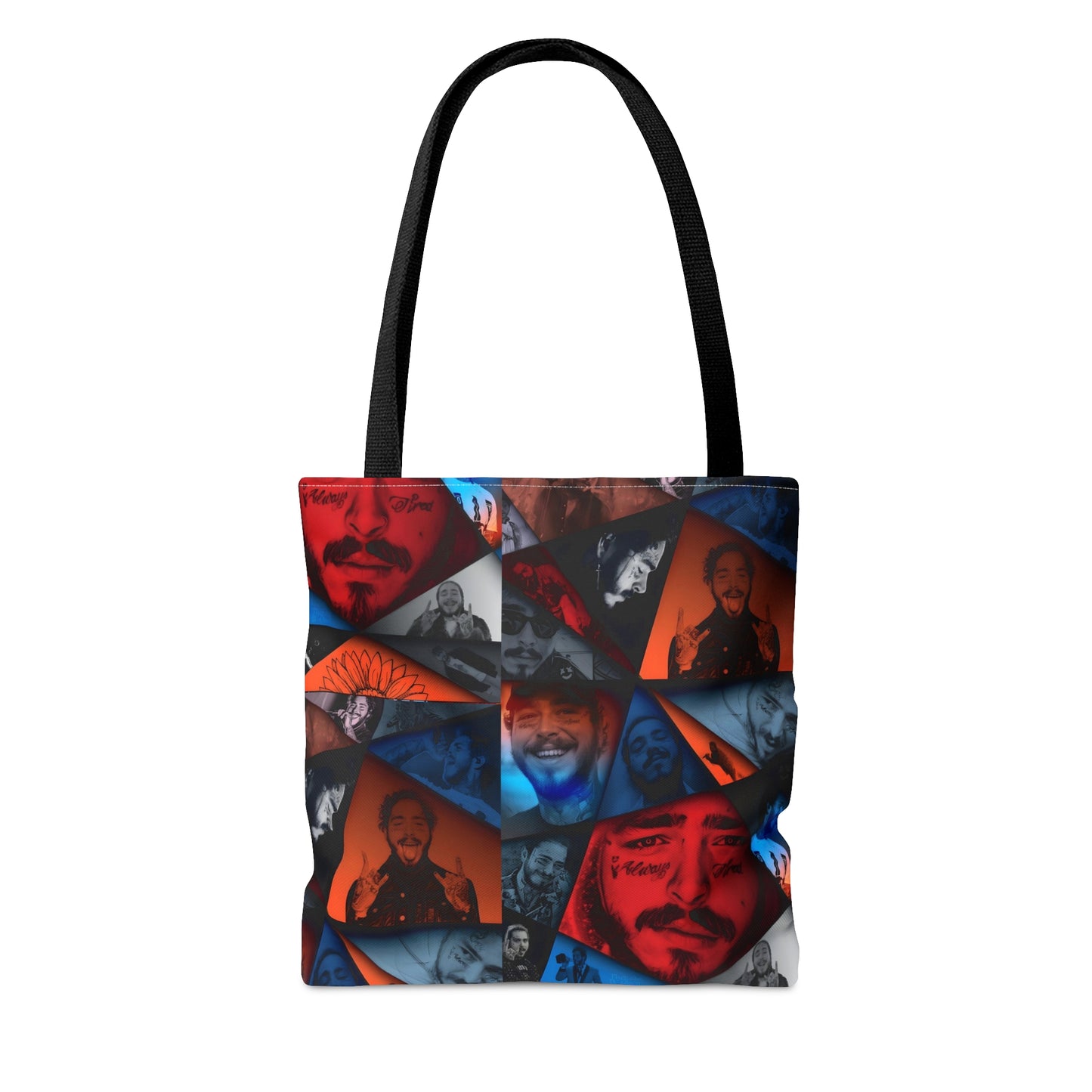 Post Malone Crystal Portaits Collage Tote Bag