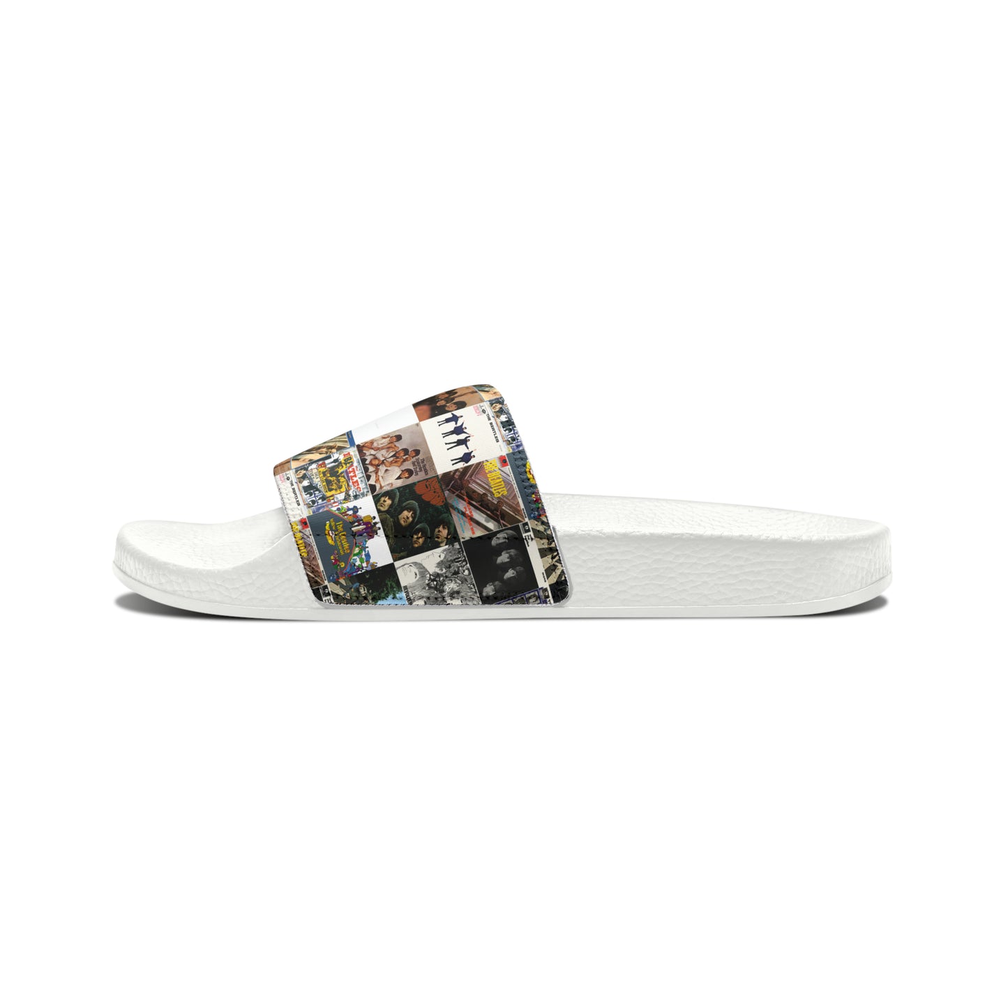 The Beatles Album Cover Collage Women's Slide Sandals