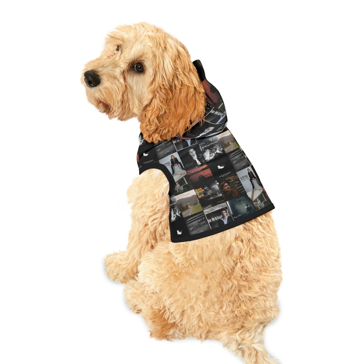 Morgan Wallen Album Cover Collage Pet Hoodie