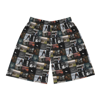 Morgan Wallen Album Cover Collage Basketball Shorts