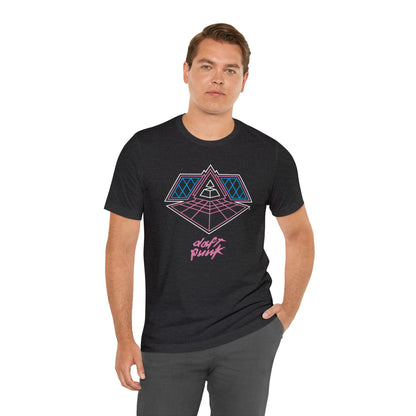 Daft Punk Alive 2007 Logo Unisex Jersey Short Sleeve Tee Shirt