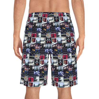 Eminem Album Art Cover Collage Men's Board Shorts