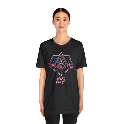 Daft Punk Alive 2007 Logo Unisex Jersey Short Sleeve Tee Shirt