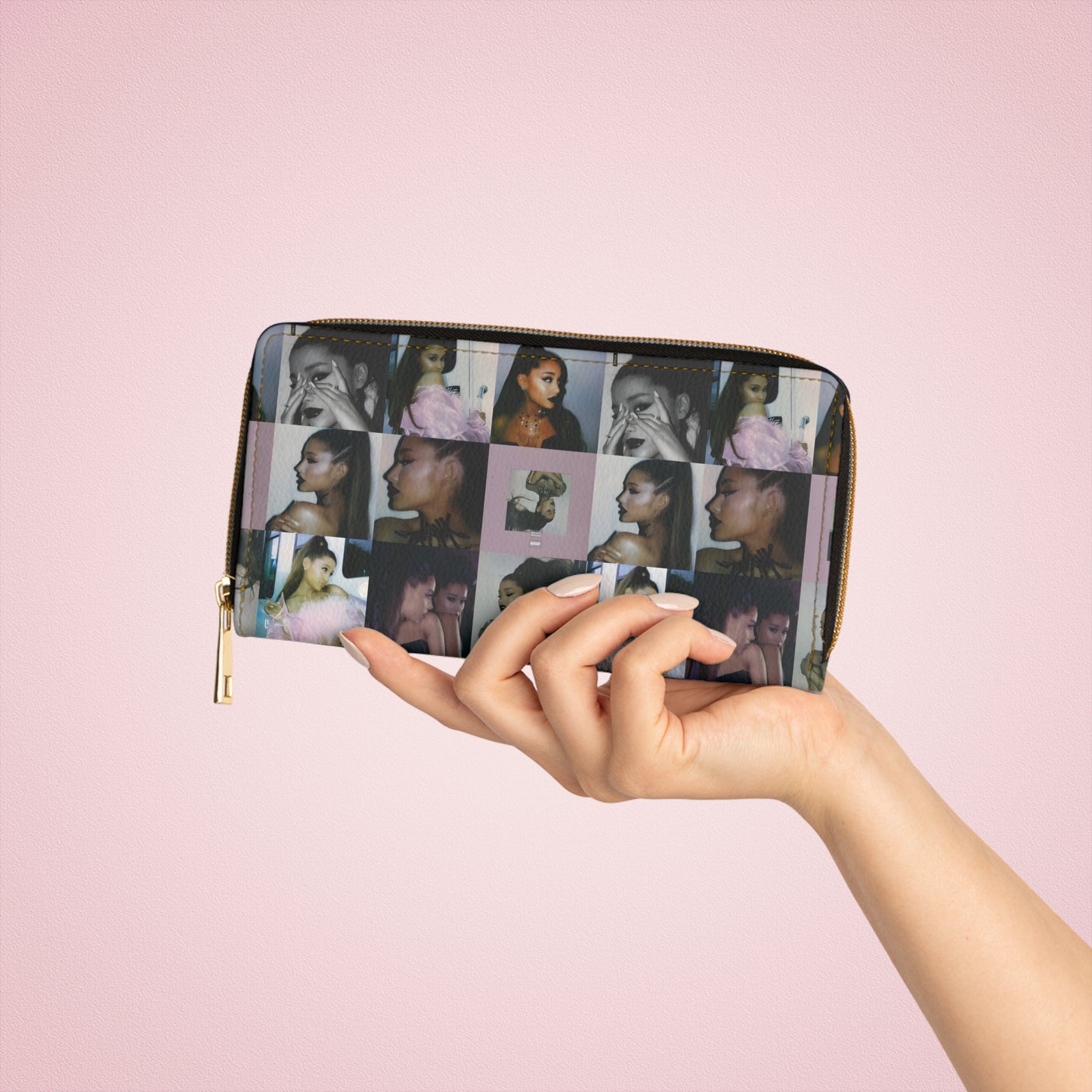 Ariana Grande Thank U Next Mosaic Zipper Wallet