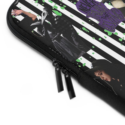 Beetlejuice Strange And Unusual Collage Laptop Sleeve