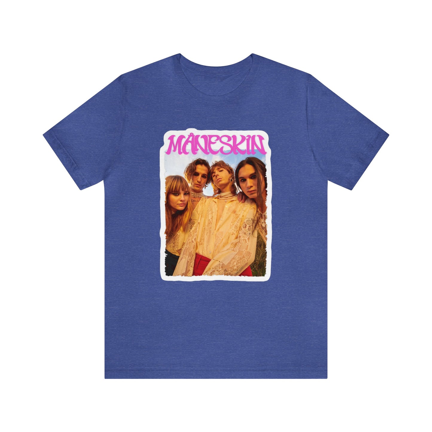 Måneskin Group Photo Unisex Jersey Short Sleeve Tee Shirt