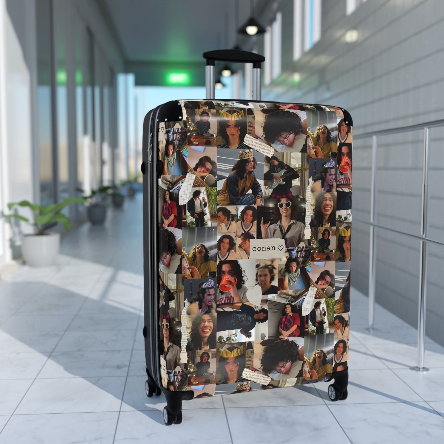Conan Grey Being Cute Photo Collage Suitcase