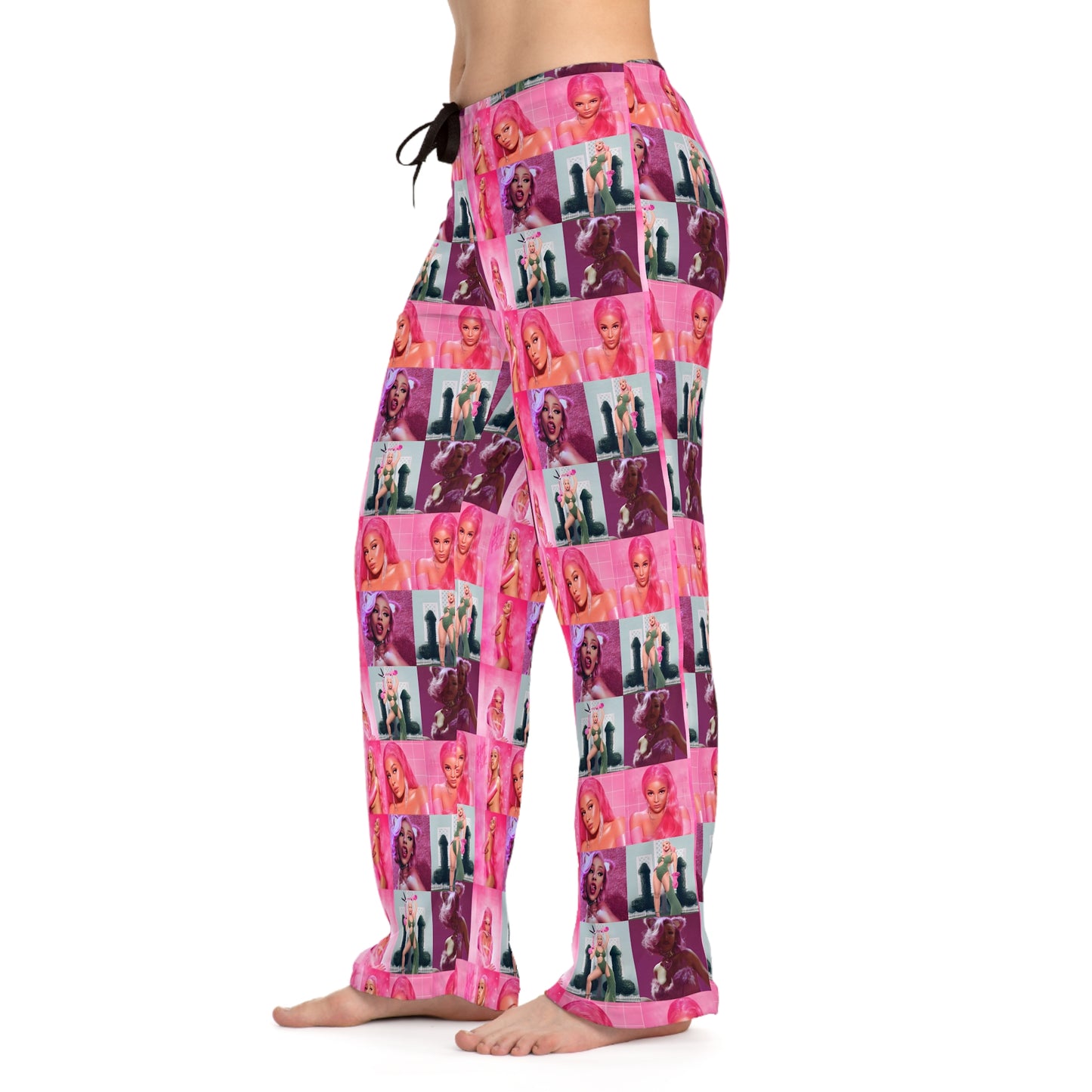 Doja Cat Hot Pink Mosaic Women's Pajama Pants