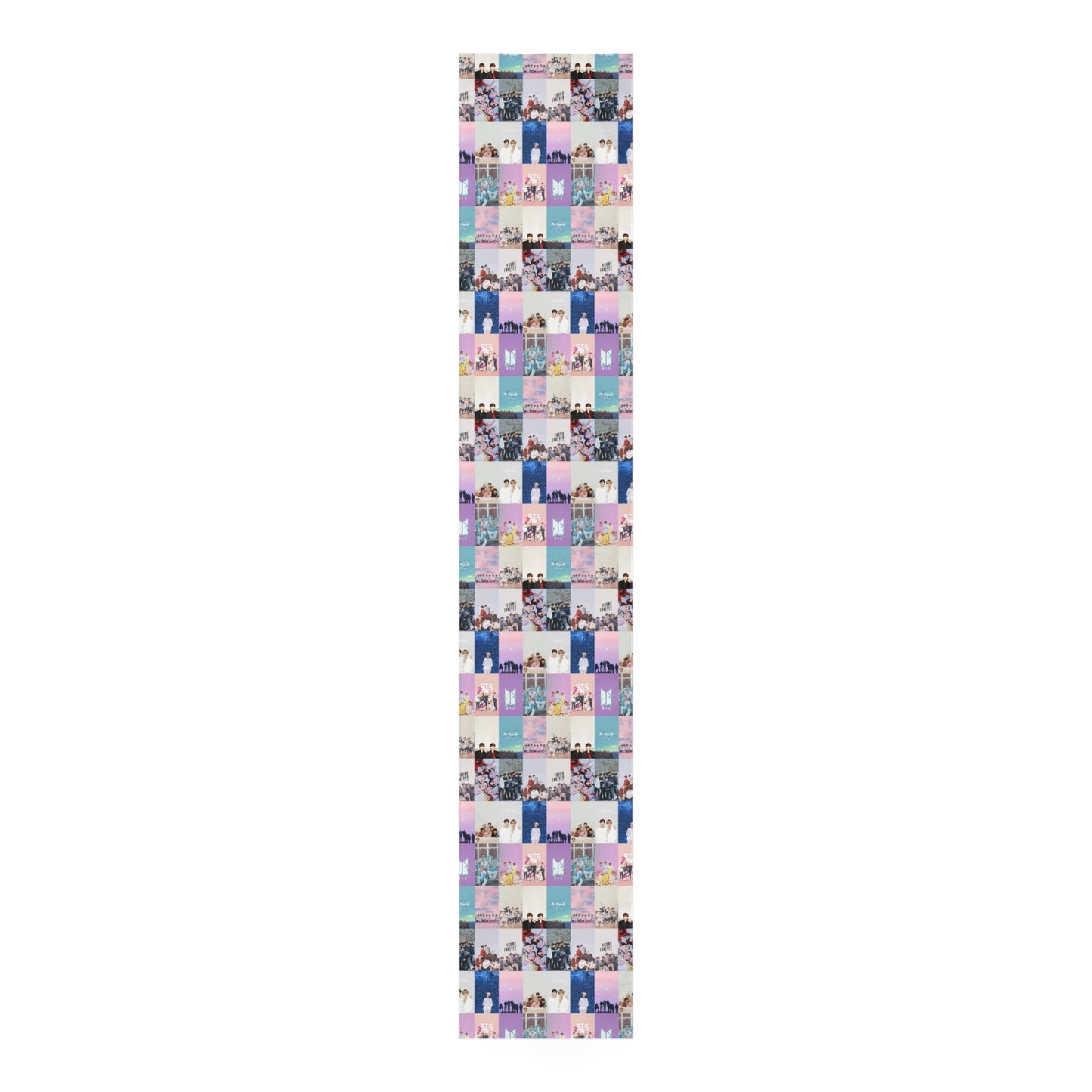 BTS Pastel Aesthetic Collage Table Runner